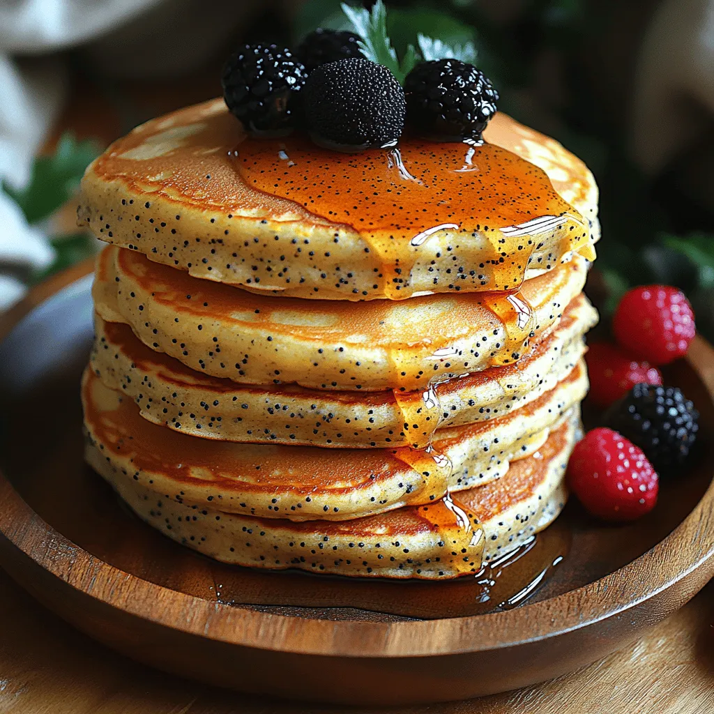 Pancakes are more than just a breakfast staple; they represent comfort, warmth, and a touch of indulgence that can brighten any morning. Whether you enjoy them drizzled in syrup, topped with fresh fruit, or simply dusted with powdered sugar, pancakes have a universal appeal that transcends cultures and generations. Among the myriad of pancake variations, the Zesty Lemon Poppy Seed Pancakes stand out as a delightful twist that combines the refreshing zing of lemon with the unique crunch of poppy seeds.