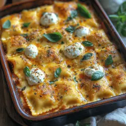 Cheesy Baked Ravioli Casserole: A Comfort Food Delight