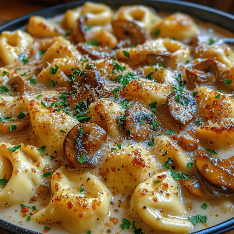 To create this mouthwatering dish, it is essential to understand the key ingredients that contribute to its rich flavors and creamy texture. Each component plays a crucial role, elevating the dish into a memorable culinary experience. Let’s delve into the ingredients that make creamy tortellini in champignon sahne soße so irresistible.