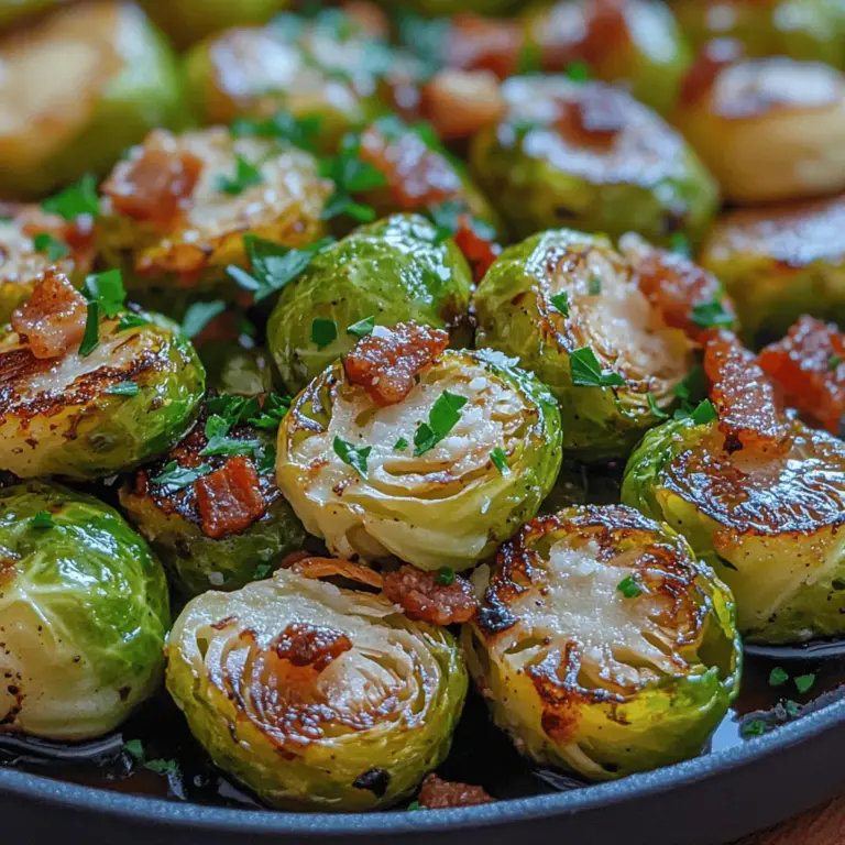 Brussels sprouts have long been a beloved vegetable, often underestimated and relegated to the sidelines of holiday meals. However, with the right approach, they can transform into a star dish that delights the senses. Our Sizzling Longhorn Brussels Sprouts recipe offers a delectable twist on this classic favorite. By combining the earthy flavors of Brussels sprouts with the savory richness of bacon and the subtle sweetness of balsamic vinegar and maple syrup, this dish elevates the humble sprout to a whole new level.