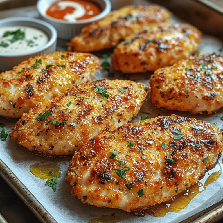 Chicken tenders have long been a staple in family meals and gatherings, adored by both children and adults alike. Their versatility makes them suitable for various occasions, from casual weeknight dinners to more festive celebrations. Among the myriad of chicken tender recipes, the Crunchy Parmesan Chicken Tenders stand out as a delightful favorite. This dish is a perfect blend of crispy textures and rich flavors, making it an appealing option for picky eaters and gourmet enthusiasts alike.