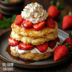 Few desserts evoke the essence of summer quite like a classic strawberry shortcake. This beloved treat, characterized by its light and fluffy texture, fresh strawberries, and luscious whipped cream, is a staple in many households, particularly during the warm months when strawberries reach their peak ripeness. The beauty of strawberry shortcake lies not only in its delightful taste but also in the simplicity of its ingredients, making it an ideal choice for both novice bakers and seasoned chefs alike.