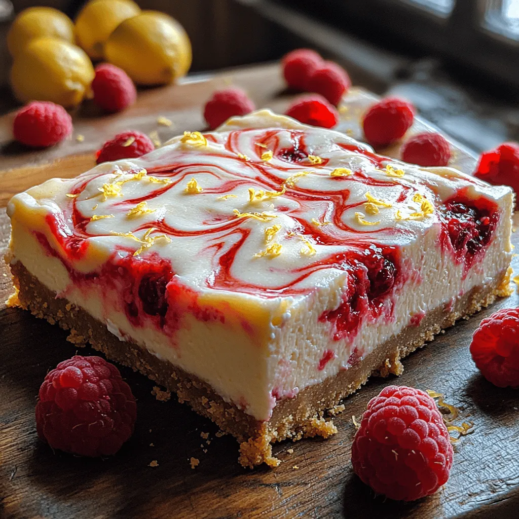 To appreciate this delectable dessert fully, it's essential to understand its structure. The Zesty Lemon Raspberry Cheesecake Bars consist of three main components: a buttery crust, a creamy cheesecake filling, and a vibrant raspberry swirl. Each layer plays a crucial role in creating the overall flavor and texture of the bars.