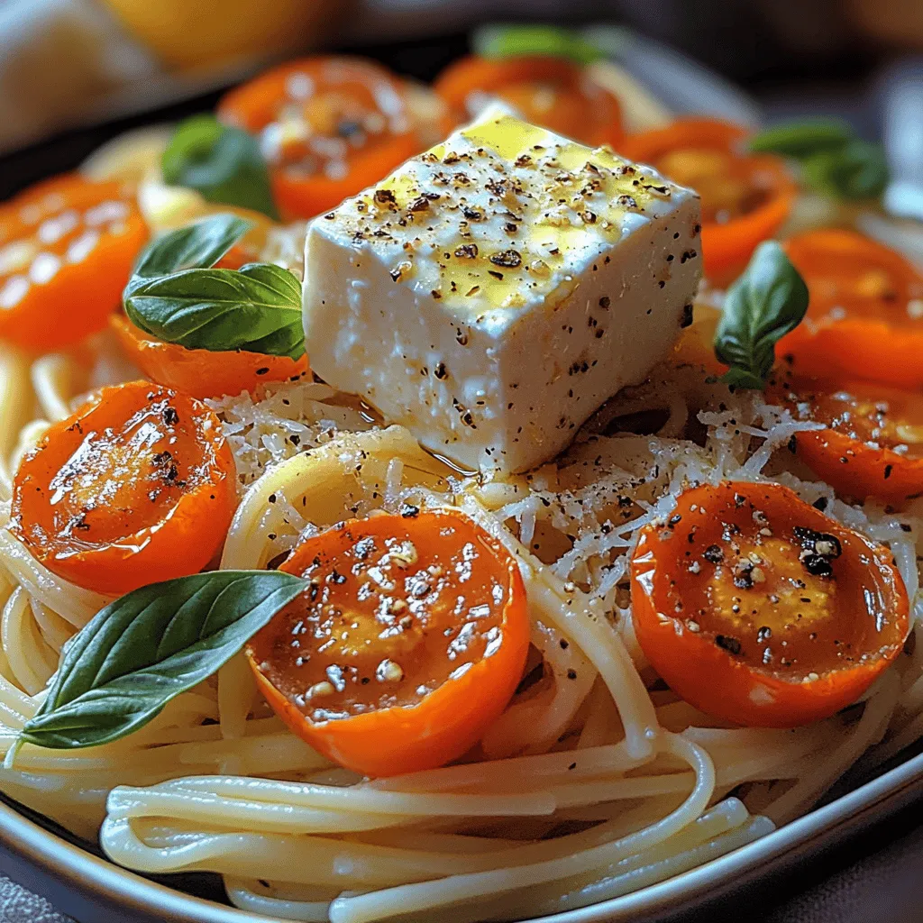 Pasta dishes have long held a special place in the culinary landscape, celebrated for their versatility and comfort. Among the myriad of pasta recipes, one stands out for its simplicity and flavor: Feta Bliss Tomato Pasta. This delightful dish combines the sweetness of roasted cherry tomatoes with the creamy richness of feta cheese, creating a rich and satisfying experience that captivates the palate. Whether you’re a seasoned chef or a novice in the kitchen, this recipe offers an effortless way to indulge in a gourmet meal without spending hours cooking.