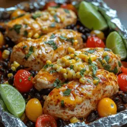 At the heart of the Santa Fe Chicken Foil Packets is the star protein: boneless, skinless chicken breasts. This choice is deliberate, as chicken breasts are not only versatile but also pack a nutritional punch. They are an excellent source of lean protein, which is essential for muscle repair and growth. Furthermore, chicken breasts cook relatively quickly compared to other cuts, making them ideal for meals that require a shorter cooking time.