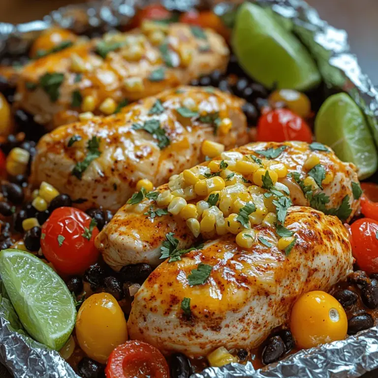 At the heart of the Santa Fe Chicken Foil Packets is the star protein: boneless, skinless chicken breasts. This choice is deliberate, as chicken breasts are not only versatile but also pack a nutritional punch. They are an excellent source of lean protein, which is essential for muscle repair and growth. Furthermore, chicken breasts cook relatively quickly compared to other cuts, making them ideal for meals that require a shorter cooking time.