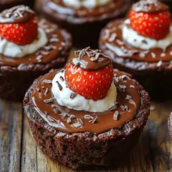 When it comes to desserts that effortlessly combine flavor and presentation, few can rival the appeal of chocolate dipped strawberries. Now, imagine elevating this classic treat by incorporating it into a fudgy brownie cup. Welcome to the world of Decadent Chocolate Dipped Strawberry Brownie Cups—a stunning dessert that is sure to impress at any gathering. Perfect for special occasions or indulgent weekends, these brownie cups encapsulate the perfect marriage of rich chocolate, fresh strawberries, and velvety smoothness.