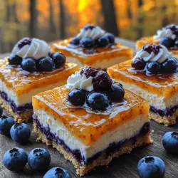 If you're looking for a dessert that perfectly balances sweet and tart flavors, look no further than Blueberry Lemon Cheesecake Bars. These delightful treats combine the creamy richness of cheesecake with the refreshing zing of lemon and the burst of juicy blueberries, making them an ideal choice for any occasion. Whether you're hosting a summer gathering, celebrating a special event, or simply treating yourself to something delicious, these cheesecake bars are sure to impress.