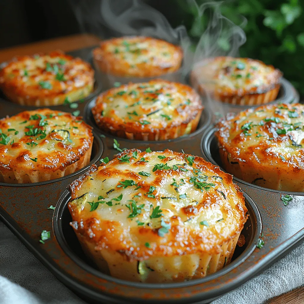 The foundation of any great recipe lies in its ingredients. For our Crispy Parmesan Zucchini Potato Muffins, each component plays a crucial role in achieving the perfect flavor and texture. Let’s take a closer look at the main ingredients that elevate these muffins to a new level.