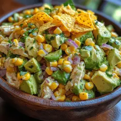 Creamy Avocado Corn Chicken Salad: A Delightful and Nutritious Dish