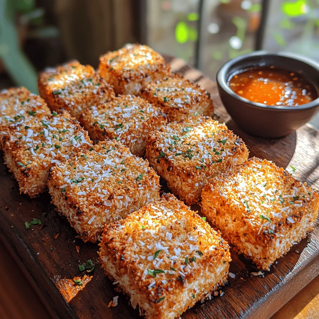Tofu has emerged as a staple in plant-based diets, celebrated for its versatility and ability to absorb flavors. As more individuals adopt vegetarian and vegan lifestyles, tofu's popularity continues to soar. Not only is it a fantastic source of protein, but it also serves as a blank canvas for countless culinary creations, making it an essential ingredient in many kitchens around the world. One of the most exciting ways to prepare tofu is by air frying, a cooking technique that offers a healthier alternative to traditional frying methods. Air frying uses hot air circulation to create crispy exteriors while retaining moisture inside, resulting in a delightful texture that makes dishes like Crispy Air Fryer Coconut Tofu Bites irresistible.