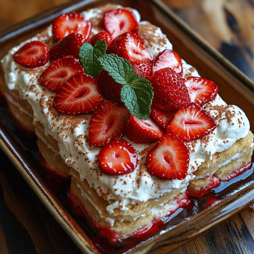 Icebox cakes have enjoyed a resurgence in popularity, captivating dessert lovers with their delightful simplicity and refreshing nature. These no-bake delights are not only easy to prepare but also serve as the perfect solution for warm weather gatherings, potlucks, or family celebrations. Among the many variations, the Strawberry Shortcake Icebox Cake stands out as a quintessential summer treat, combining the freshness of strawberries with the creamy richness of whipped cream and the delightful texture of ladyfinger cookies.