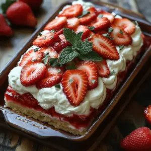 Icebox cakes have enjoyed a resurgence in popularity, captivating dessert lovers with their delightful simplicity and refreshing nature. These no-bake delights are not only easy to prepare but also serve as the perfect solution for warm weather gatherings, potlucks, or family celebrations. Among the many variations, the Strawberry Shortcake Icebox Cake stands out as a quintessential summer treat, combining the freshness of strawberries with the creamy richness of whipped cream and the delightful texture of ladyfinger cookies.