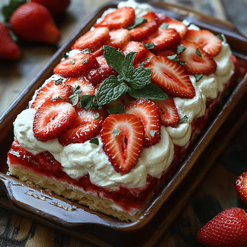 Icebox cakes have enjoyed a resurgence in popularity, captivating dessert lovers with their delightful simplicity and refreshing nature. These no-bake delights are not only easy to prepare but also serve as the perfect solution for warm weather gatherings, potlucks, or family celebrations. Among the many variations, the Strawberry Shortcake Icebox Cake stands out as a quintessential summer treat, combining the freshness of strawberries with the creamy richness of whipped cream and the delightful texture of ladyfinger cookies.