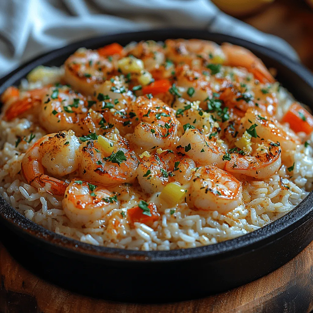Garlic Butter Shrimp and Rice Skillet is a delightful dish that marries the succulent flavors of shrimp with the comforting texture of rice, all brought together with a rich and fragrant garlic butter sauce. This recipe is not just a feast for the senses; it exemplifies how satisfying meals can be prepared quickly, making it perfect for busy weeknights or impromptu gatherings. As more individuals seek to balance their hectic lifestyles with home-cooked meals, this dish stands out as a beacon of simplicity and flavor.