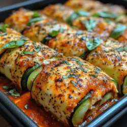 Zucchini Lasagna Roll-Ups: A Healthier Twist on a Classic Favorite