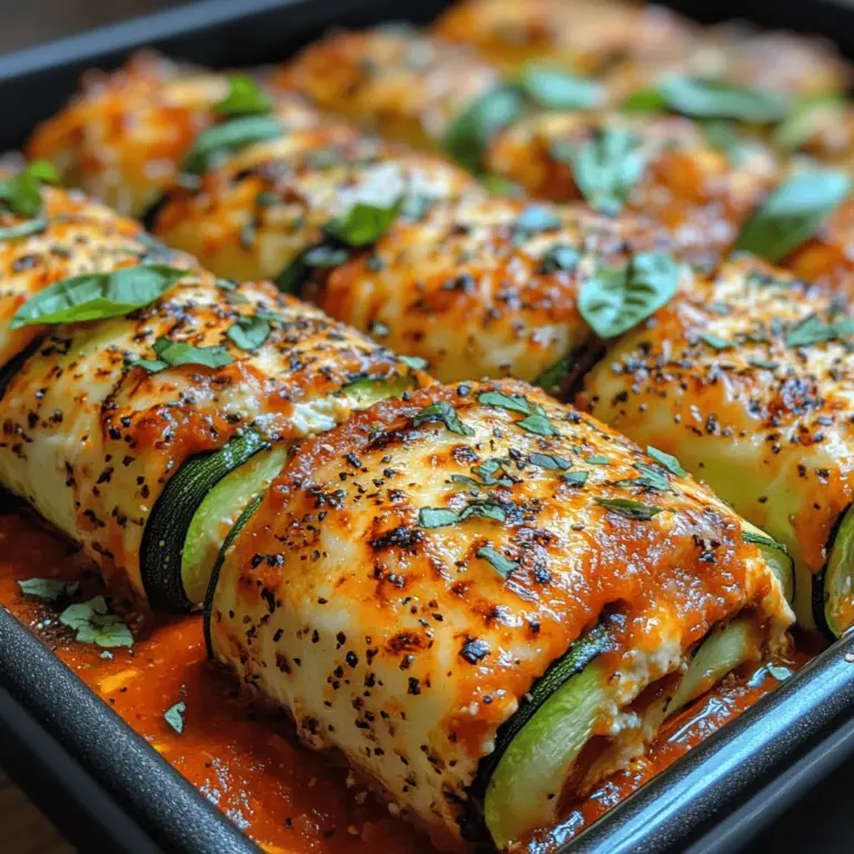 In recent years, zucchini has gained immense popularity as a versatile ingredient in healthy cooking. This nutrient-dense vegetable is not only low in calories but also rich in vitamins and minerals, making it a staple in many kitchens. Among the myriad of delicious zucchini recipes, Zucchini Lasagna Roll-Ups stand out as a delectable and healthier alternative to traditional lasagna. Packed with flavor and nutrition, these roll-ups provide a satisfying meal without the heaviness often associated with classic lasagna dishes.