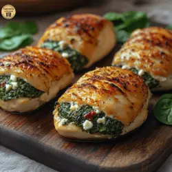 Spinach and Feta Stuffed Chicken Breasts: A Flavorful and Healthy Dinner Option
