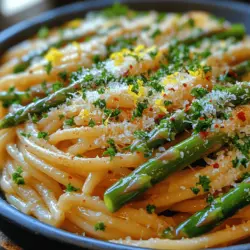 Lemon Zest Asparagus Pasta: A Delightful Spring Dish