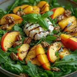 As the sun shines brighter and the days grow longer, there's nothing quite like a seasonal salad to celebrate the flavors of summer. The importance of using fresh, high-quality ingredients cannot be overstated, as they not only enhance the taste but also elevate the overall experience of the dish. One such exquisite creation is the Peach Burrata Bliss salad, which brilliantly showcases the lusciousness of ripe peaches paired with the creamy goodness of burrata cheese.