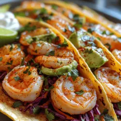 To truly appreciate the mouthwatering experience that Sizzling Garlic Butter Shrimp Tacos offer, it’s essential to understand the key ingredients that contribute to their delightful taste and texture.