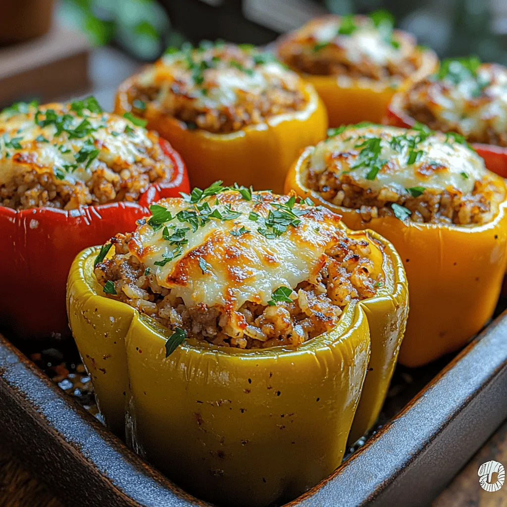 If you're seeking a dish that combines vibrant colors, rich flavors, and nutritional benefits, look no further than Colorful Turkey & Rice Stuffed Bell Peppers. This delightful recipe is a feast for the eyes and the palate, featuring an enticing mix of lean ground turkey, fluffy rice, and an array of fresh vegetables, all nestled inside the naturally sweet and crunchy bell peppers. Not only do these stuffed peppers add a splash of color to your dinner table, but they also offer a wholesome meal option that is both satisfying and healthy.