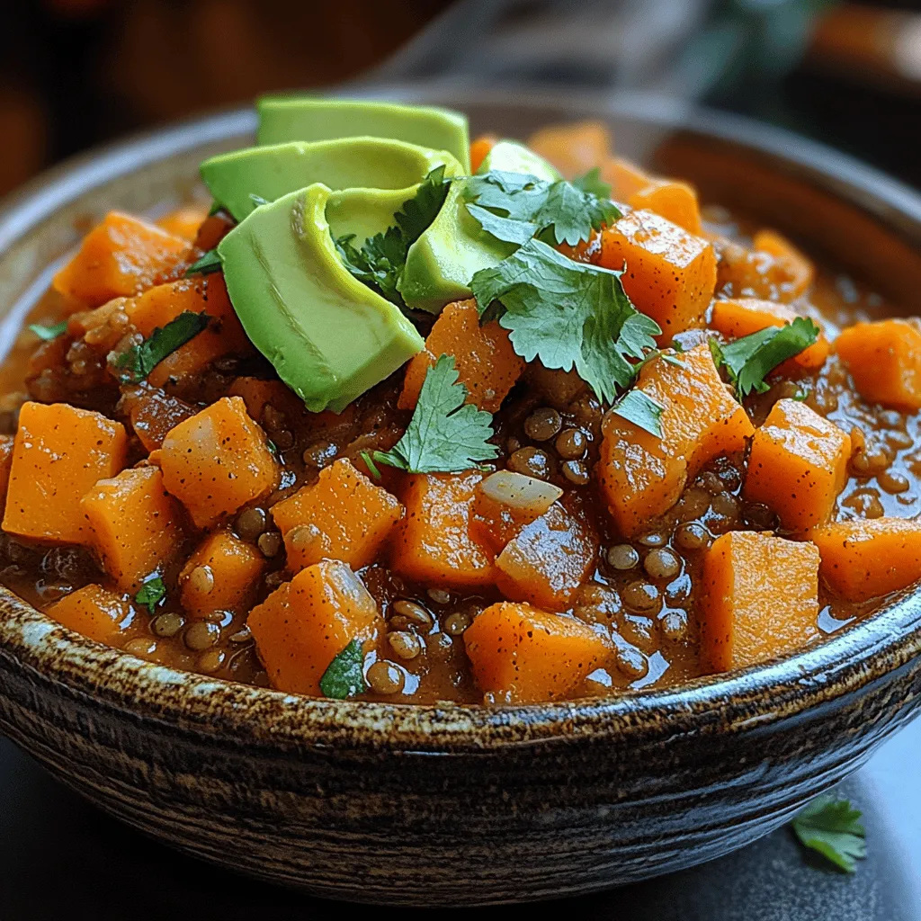In the world of comforting, hearty meals, few dishes can rival a bowl of chili. This is especially true for the Spicy Sweet Potato and Lentil Chili, a recipe that embodies warmth and satisfaction. Not only is this dish packed with flavor, but it is also brimming with nutrients, making it a perfect addition to your weeknight dinner repertoire. This vegetarian delight combines the natural sweetness of sweet potatoes with the robust texture of lentils, creating a satisfying meal that will please both vegetarians and meat-lovers alike.