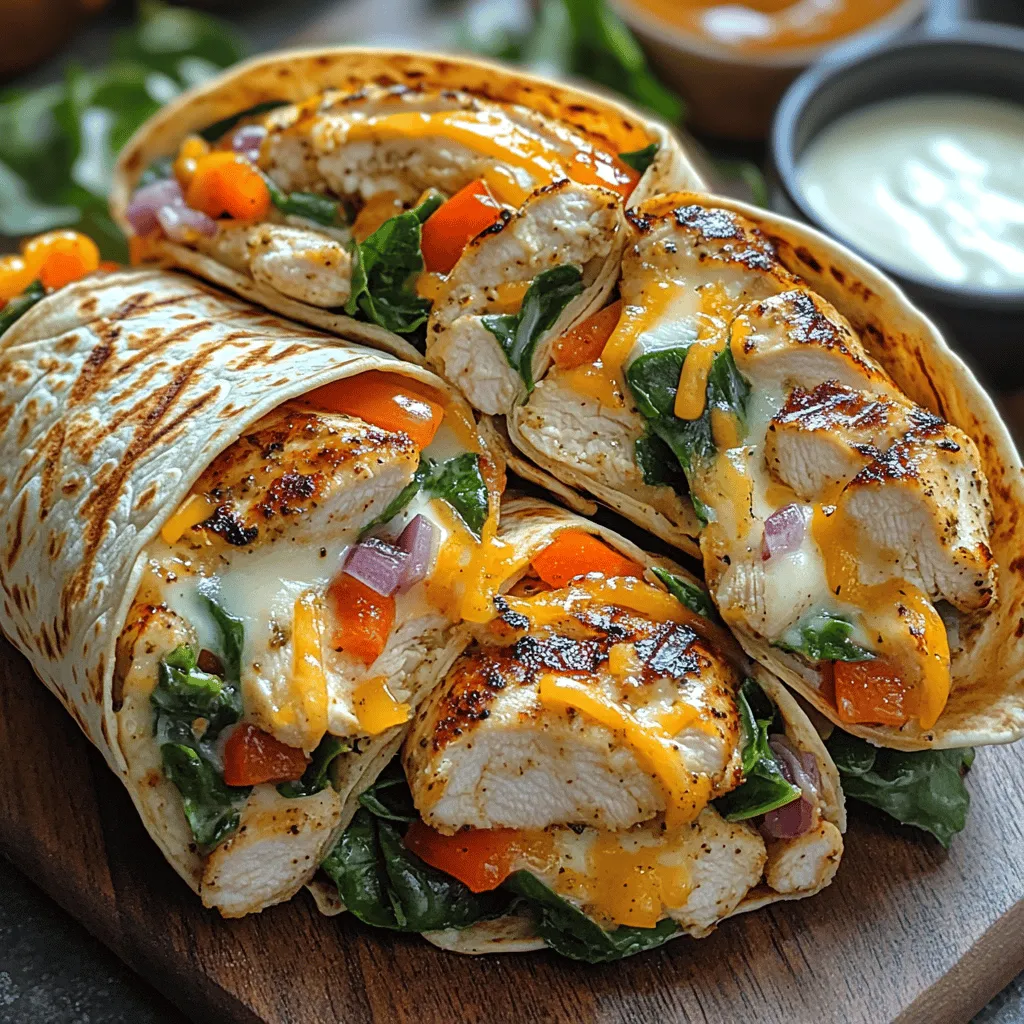 Understanding the key ingredients is essential for creating the perfect Cheesy Garlic Chicken Wraps. Each component plays a significant role in both flavor and nutrition, making them not just a meal, but a well-rounded dish that nourishes the body.