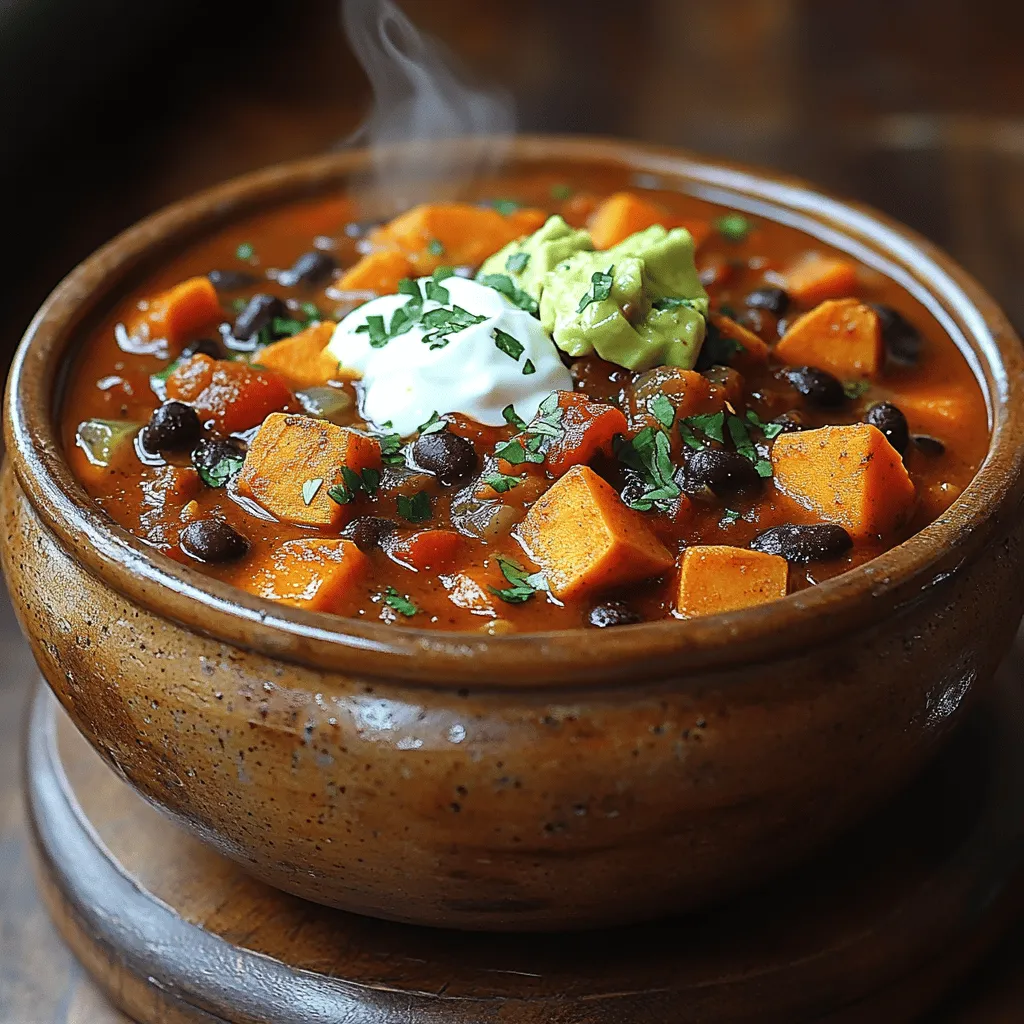 Chili is more than just a dish; it’s a comforting embrace on a chilly evening, a warming bowl of nourishment that speaks to the soul. Known for its rich, hearty flavors and versatility, chili has become a staple in many households. It’s a dish that invites creativity, whether you’re a seasoned chef or just starting out in the kitchen. Among the myriad of chili recipes, the Spicy Sweet Potato Black Bean Chili stands out as a perfect marriage of flavors and nutrition.