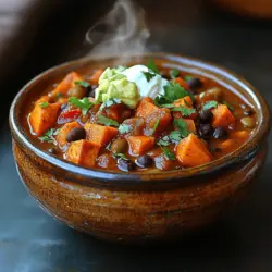 Spicy Sweet Potato Black Bean Chili: A Flavorful and Nourishing Delight