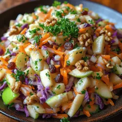 As the leaves begin to turn and the air grows crisp, the arrival of autumn beckons a delightful shift in our culinary practices. Seasonal recipes come alive during this picturesque time of year, showcasing the vibrant flavors and fresh produce that fall has to offer. One such dish that captures the essence of autumn is the Crisp Autumn Apple Slaw—a crunchy, colorful medley that not only tantalizes the taste buds but also celebrates the bounty of the season.