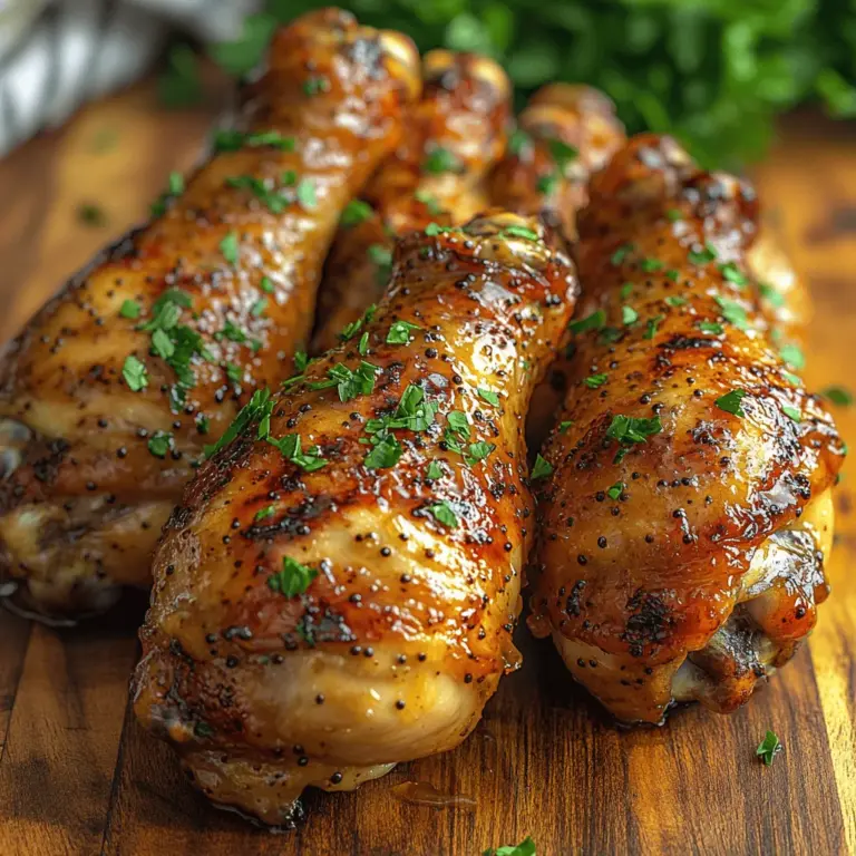 If you’re on the hunt for a mouthwatering dish that combines both sweet and savory flavors, look no further than Sweet & Sticky Honey Mustard Glazed Chicken Drumsticks. This recipe has gained popularity for its irresistible glaze that transforms simple chicken into a crowd-pleaser, making it a perfect choice for family dinners, gatherings with friends, or even meal prep for the week ahead. The allure of juicy chicken drumsticks coated in a luscious honey mustard glaze is hard to resist, creating a delightful experience with every bite.