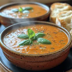 There’s something inherently comforting about a warm bowl of creamy tomato soup. A staple in many households, this dish evokes feelings of nostalgia and warmth, reminiscent of chilly evenings spent wrapped in a blanket with a good book or movie. The rich, velvety texture combined with the tangy sweetness of tomatoes creates a soothing experience that is hard to resist. As we embrace the colder months, having a go-to recipe like the Cozy Slow Cooker Creamy Tomato Bliss becomes essential for those seeking both comfort and nourishment.