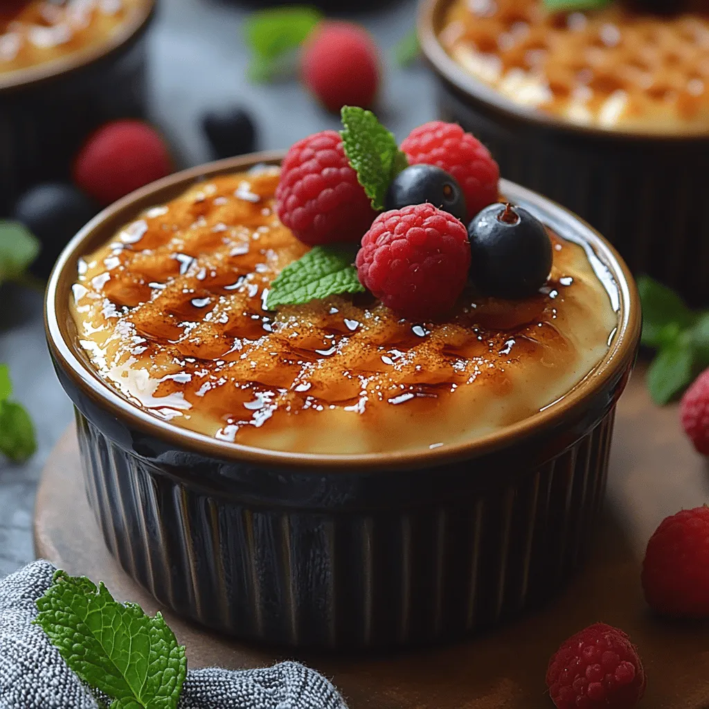 Crème brûlée, often lauded as the epitome of French dessert mastery, has enchanted dessert lovers across the globe with its perfect marriage of simplicity and sophistication. This classic dish features a rich and creamy custard base, made luscious by the natural flavors of vanilla bean, topped with a contrasting layer of brittle caramelized sugar. The moment a spoon breaks through the glossy, burnt sugar crust to reveal the velvety custard beneath is nothing short of magical.