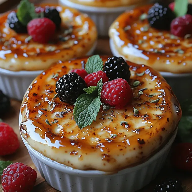 Crème brûlée, often lauded as the epitome of French dessert mastery, has enchanted dessert lovers across the globe with its perfect marriage of simplicity and sophistication. This classic dish features a rich and creamy custard base, made luscious by the natural flavors of vanilla bean, topped with a contrasting layer of brittle caramelized sugar. The moment a spoon breaks through the glossy, burnt sugar crust to reveal the velvety custard beneath is nothing short of magical.
