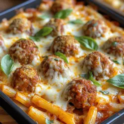 Cheesy Meatballs Casserole Delight: A Comforting Family Favorite