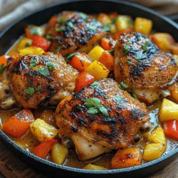 Welcome to the vibrant world of Caribbean cuisine, where the sun-drenched landscapes and rich cultural heritage come together to create dishes that are as colorful as they are flavorful. One such dish that encapsulates the essence of this tropical paradise is the Tropical Breeze Caribbean Chicken. This delightful recipe is not just a meal; it’s a culinary journey that transports you straight to the sandy beaches and lush jungles of the Caribbean islands.