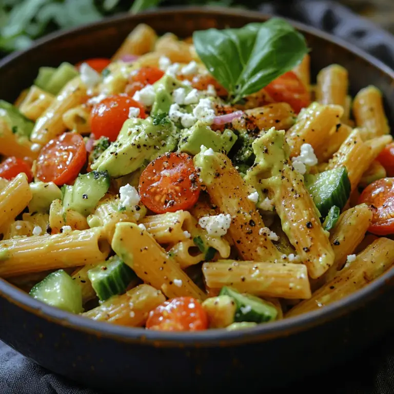 In recent years, avocados have surged in popularity, becoming a staple ingredient in kitchens around the world. Known for their rich, buttery texture and myriad health benefits, avocados have transcended their traditional roles in guacamole and toast toppings, finding their way into a variety of dishes, including salads, smoothies, and even desserts. One standout recipe that showcases the delightful creaminess of this superfood is the Creamy Avocado Pasta Salad.