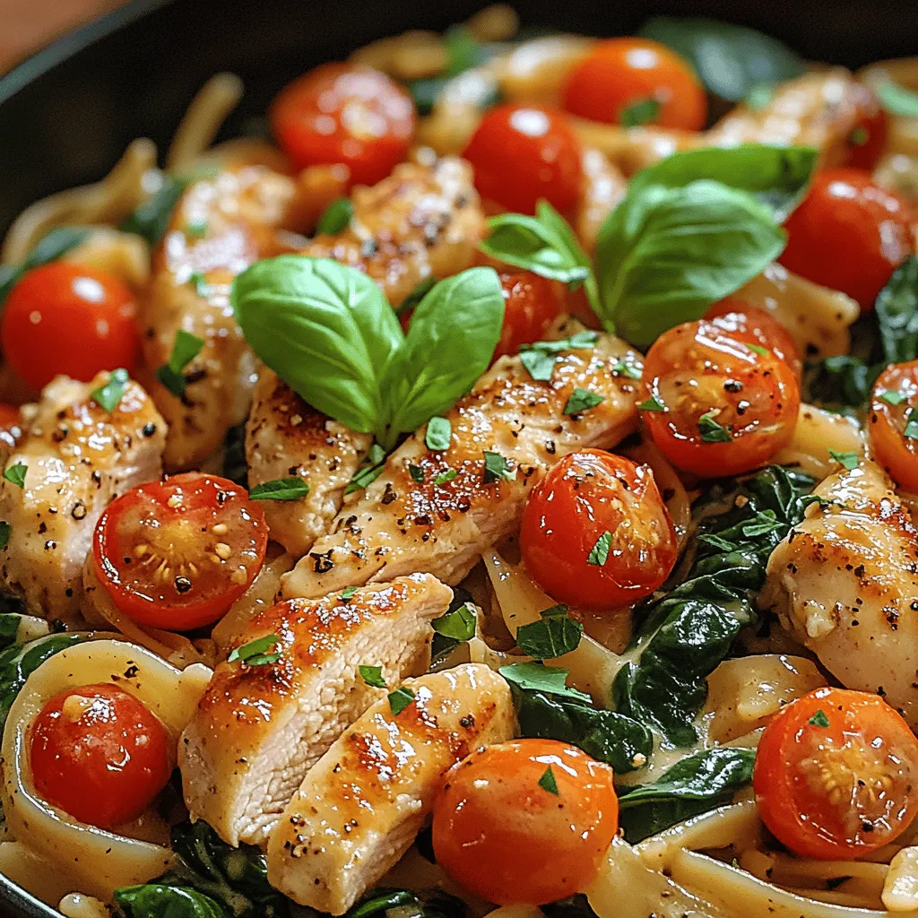 When it comes to easy weeknight dinners that satisfy both the palate and the soul, few dishes can rival the One-Pot Creamy Chicken Florentine. This comforting and satisfying meal brings together succulent chicken, vibrant spinach, and a rich, creamy sauce, creating a delightful harmony of flavors and textures that is sure to please the entire family. The beauty of this recipe lies not only in its taste but also in its simplicity. It's cooked all in one pot, making it a perfect fit for busy lifestyles where time and clean-up efforts are often at a premium.