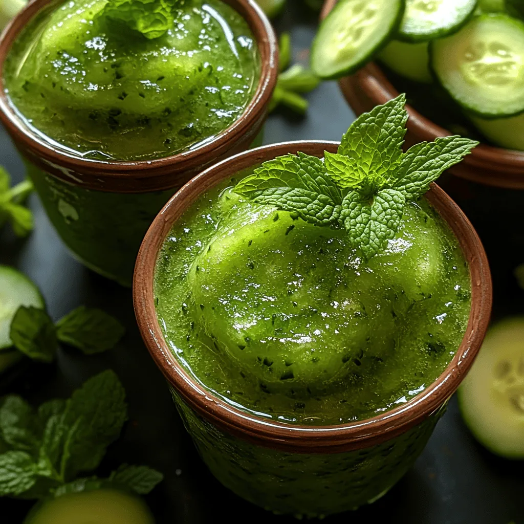 As the summer sun blazes overhead, refreshing beverages become a staple for quenching thirst and cooling down. Whether you're lounging by the pool, hosting a backyard barbecue, or simply enjoying a sunny day on your patio, a light and hydrating drink is essential. Enter the Cucumber Mint Slush—an invigorating and delightful concoction that not only refreshes but also nourishes your body. This slush captures the essence of summer with its crisp cucumber, aromatic mint, and zesty lime, making it a perfect choice for any occasion.
