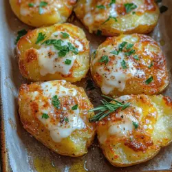 Golden Crunchy Smashed Potatoes Recipe