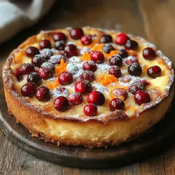 Cranberry Orange Buttermilk Breakfast Cake