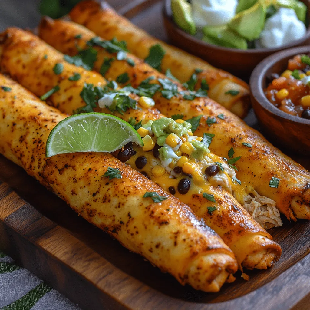 If you’re looking for a crowd-pleasing snack or meal option, look no further than Crunchy Baked Chicken Taquitos. These delightful rolled tortillas filled with flavorful ingredients not only satisfy your taste buds but also provide a healthier alternative to their fried counterparts. With their crispy exteriors and savory fillings, these taquitos are perfect for any occasion—from cozy family dinners to lively game day gatherings.