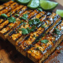 Zesty Chili Lime Grilled Tofu: A Flavorful Plant-Based Delight