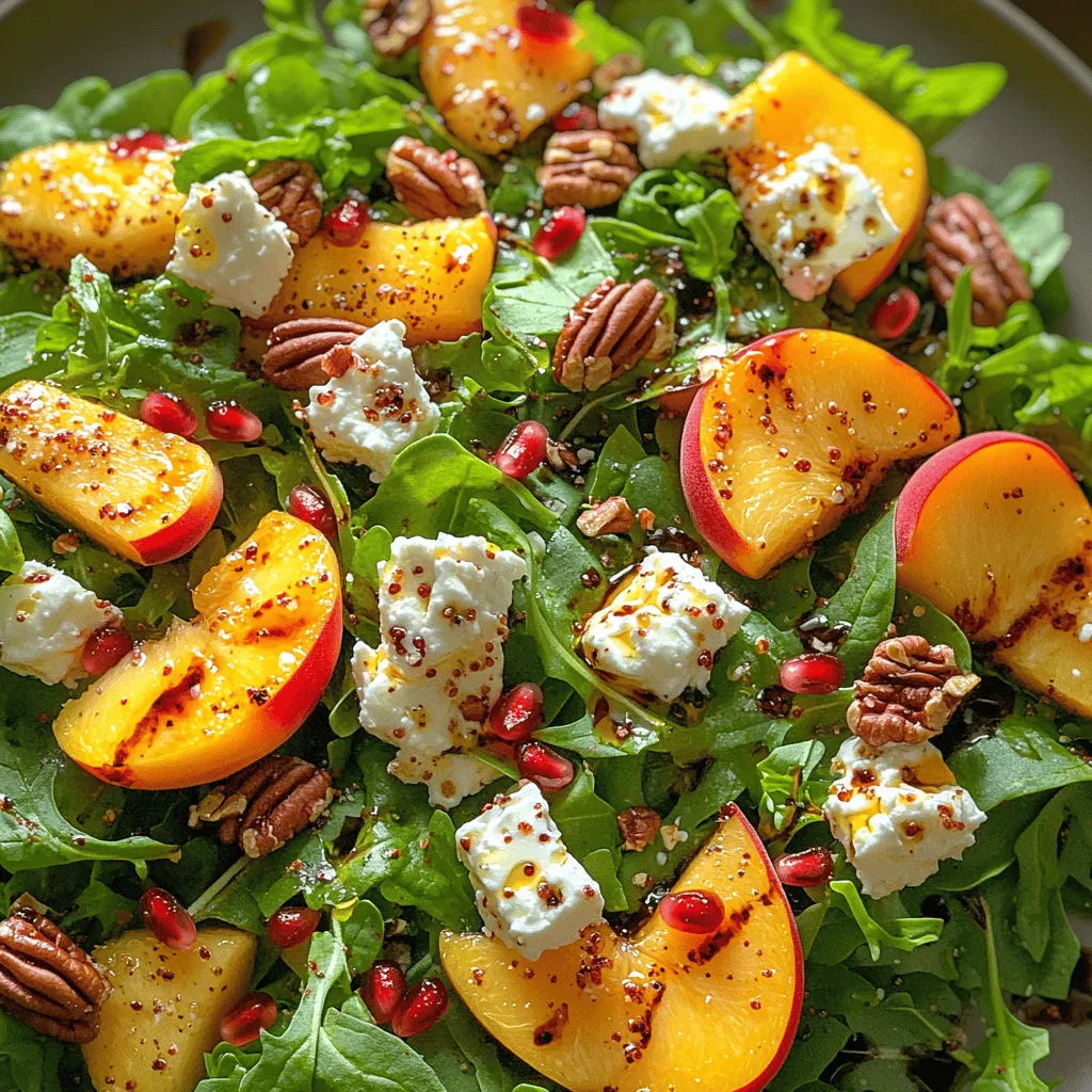 As the warm sun graces our days and the vibrant colors of summer come alive, there's no better way to celebrate the season than with a refreshing salad that encapsulates the essence of summer. Enter the Sun-Kissed Peach Feta Crunch—a delightful fusion of ripe peaches, creamy feta, and a medley of fresh ingredients that come together to create a dish bursting with flavor and vitality. This salad not only dazzles the palate but also nourishes the body, making it a perfect choice for warm-weather dining.
