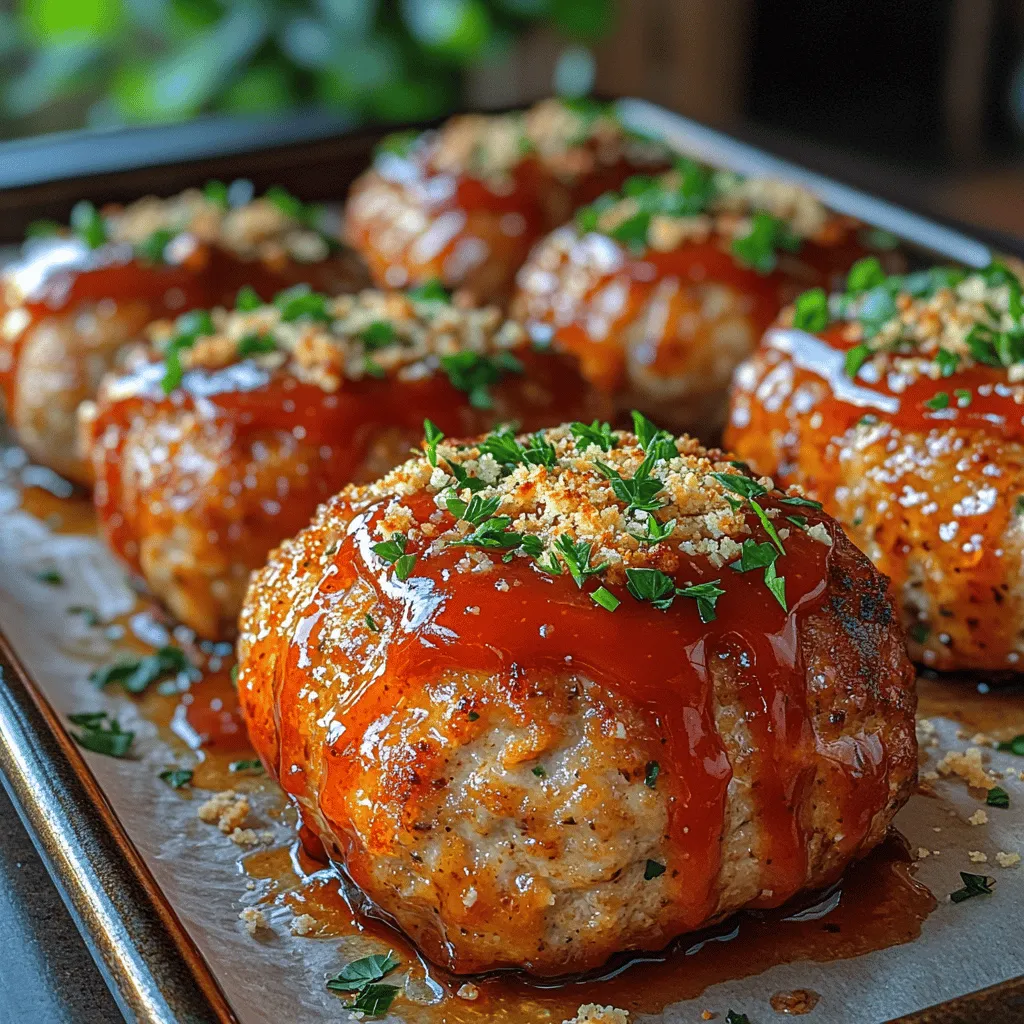 Meatloaf has long been cherished as a classic comfort food, evoking nostalgia and warmth in homes across the globe. Its hearty, satisfying nature makes it a go-to dish for family dinners, potlucks, and casual gatherings. While traditional meatloaf typically features beef or pork, this article introduces a delightful variation: Garlic Parmesan Chicken Meatloaves. This recipe elevates the classic dish by infusing it with aromatic garlic and rich Parmesan cheese, offering a flavor profile that is both savory and distinctive.