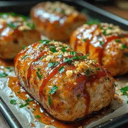 Garlic Parmesan Chicken Meatloaves: A Delicious Twist on a Classic Comfort Food