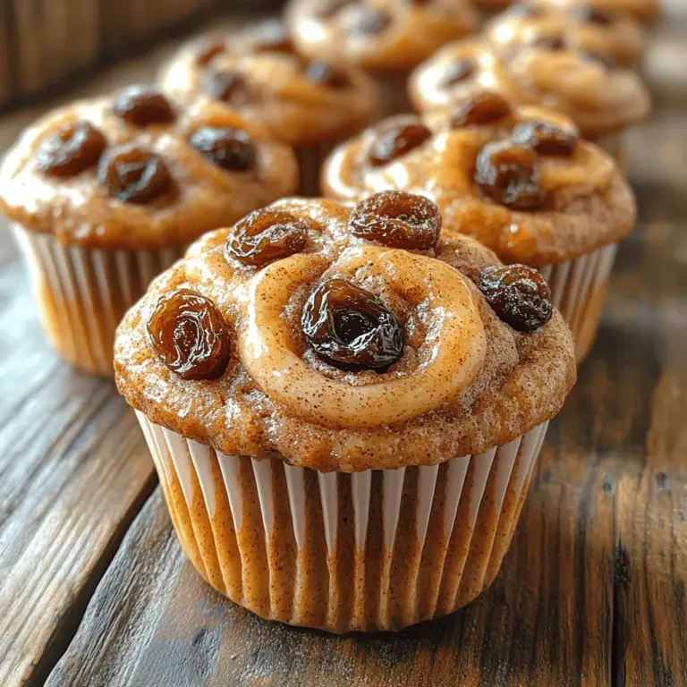 There's something undeniably comforting about freshly baked muffins wafting through your kitchen, especially when the aroma is as delightful as cinnamon raisin swirl muffins. These delectable treats transcend the typical muffin experience, combining the warmth of cinnamon and the natural sweetness of raisins into a perfect breakfast or snack option. Whether you're preparing a family brunch, a cozy get-together with friends, or simply indulging in a quiet moment with a cup of coffee, these muffins promise to create memorable moments.