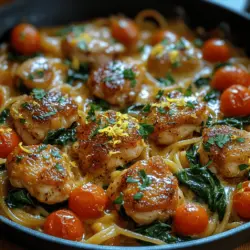 Luscious One-Pot Lemon Chicken Pasta