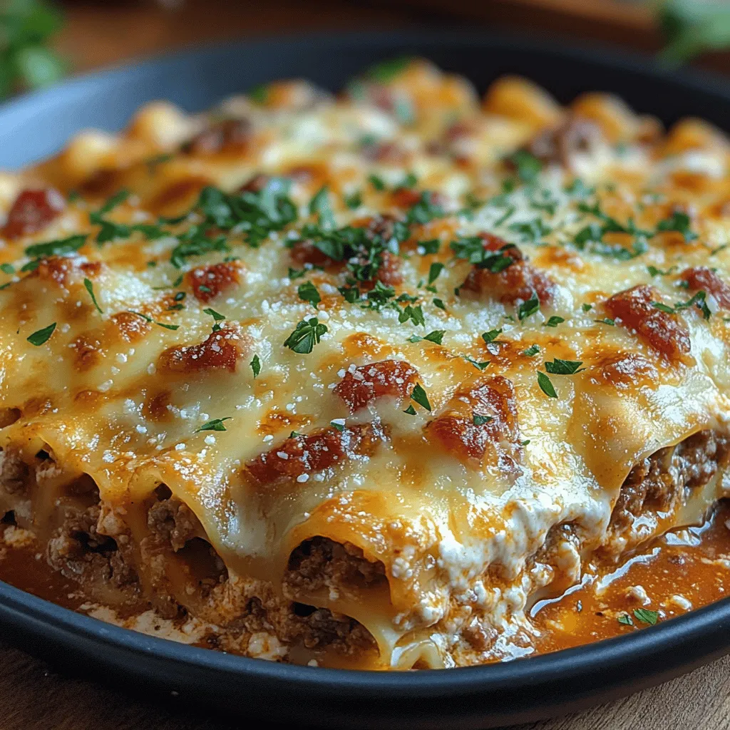 In the realm of comfort food, few dishes evoke the same warmth and satisfaction as lasagna and cheeseburgers. Both have earned their rightful places at tables across the globe, celebrated for their rich flavors and hearty textures. But what if we told you that you could enjoy the best of both worlds in one delicious dish? Enter the Parmesan Garlic Bacon Cheeseburger Lasagna—a culinary marvel that marries the classic allure of lasagna with the mouthwatering appeal of a cheeseburger.